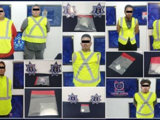 Arrestan a siete narcomenudistas les aseguran mariguana y cristal