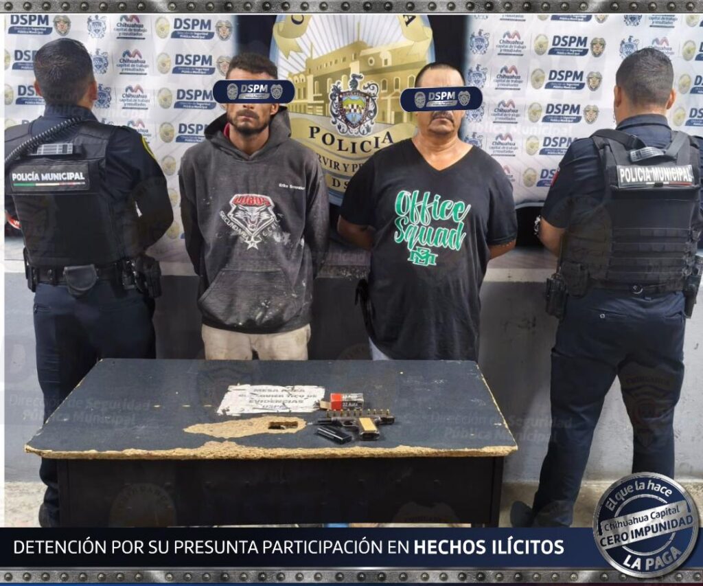 Detuvo Policía Municipal a dos presuntos responsables de ataque armado en Granjas Cerro Grande