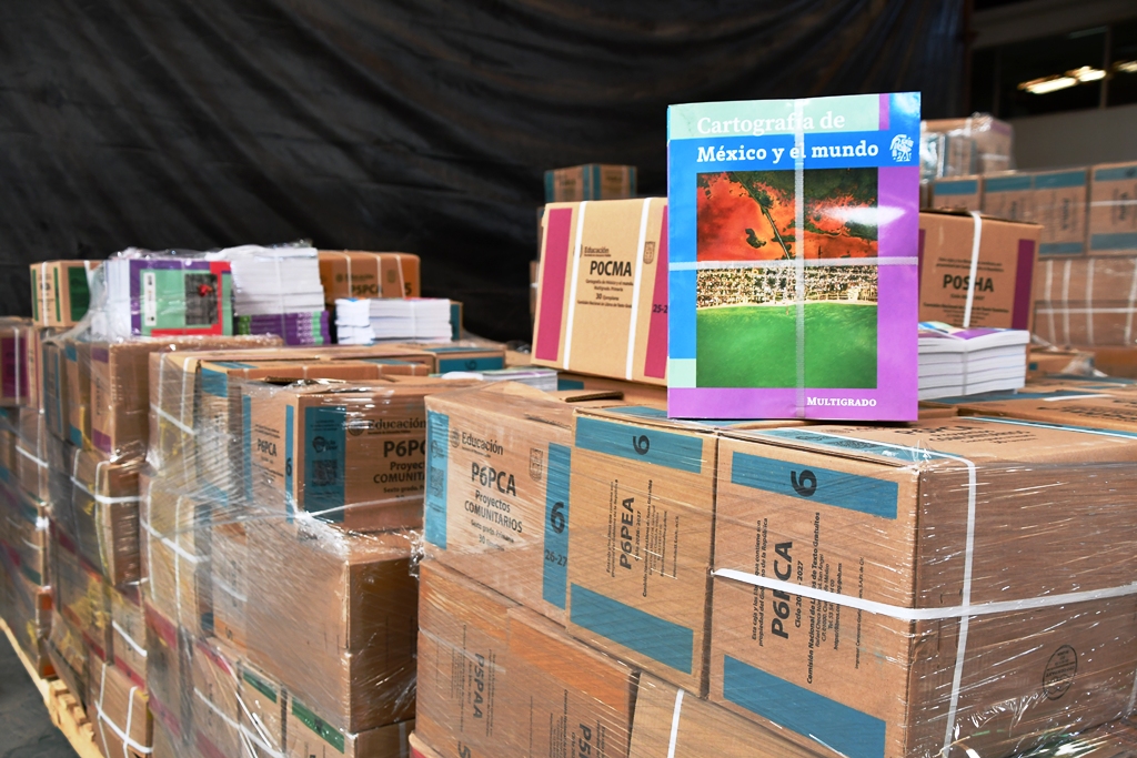 Arranca Secretaría de Educación y Deporte distribución de más de 4.4 millones de libros de texto