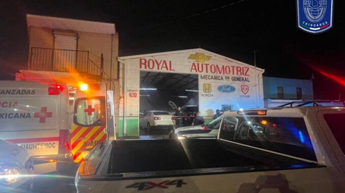 Investiga Fiscalía de Distrito hecho violento que dejó dos personas sin vida en taller de Cuauhtémoc