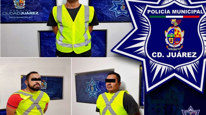 Detienen a 3 por violencia familiar
