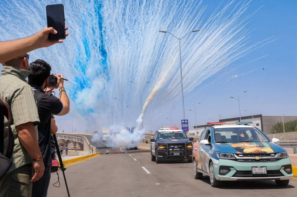 Marco Bonilla cumple: inaugura Paso Superior de vialidad Los Nogales