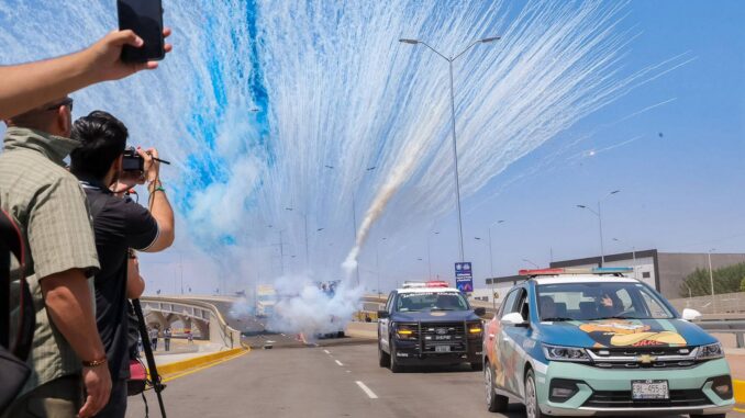 Marco Bonilla cumple: inaugura Paso Superior de vialidad Los Nogales