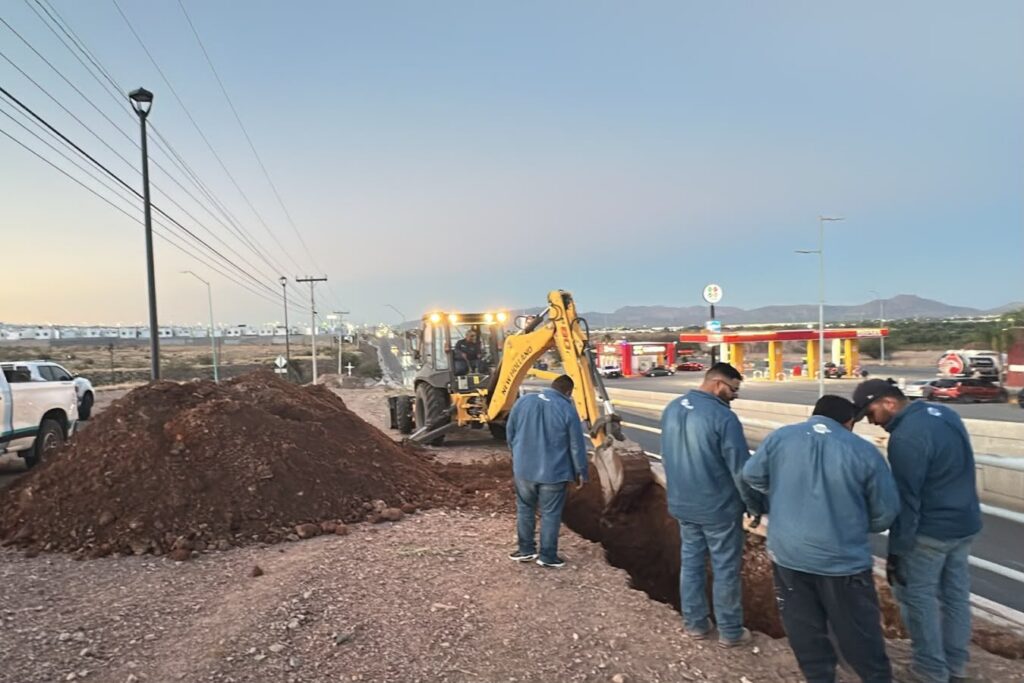 Reparará JMAS Chihuahua fuga en conducción de 14 pulgadas