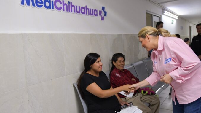 Maru Campos refuerza los sistemas de salud y de seguridad en Delicias