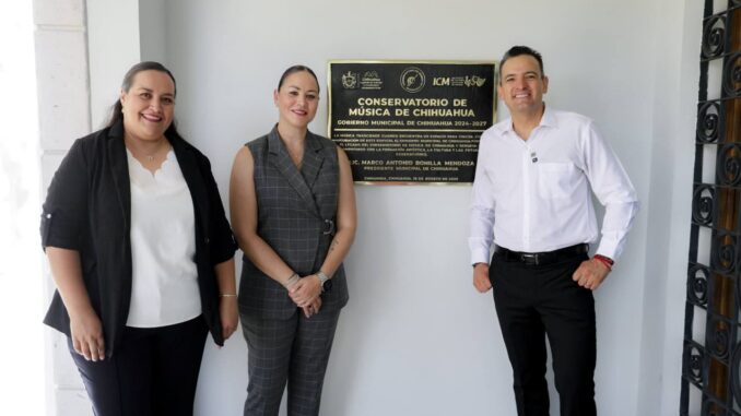 Recorre alcalde Marco Bonilla nuevas instalaciones del Conservatorio de Música
