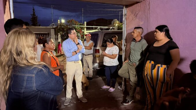 Rafa Loera mantiene dinámica de escucha activa; recorre el sur de la ciudad y se reúne con el Club Rotario