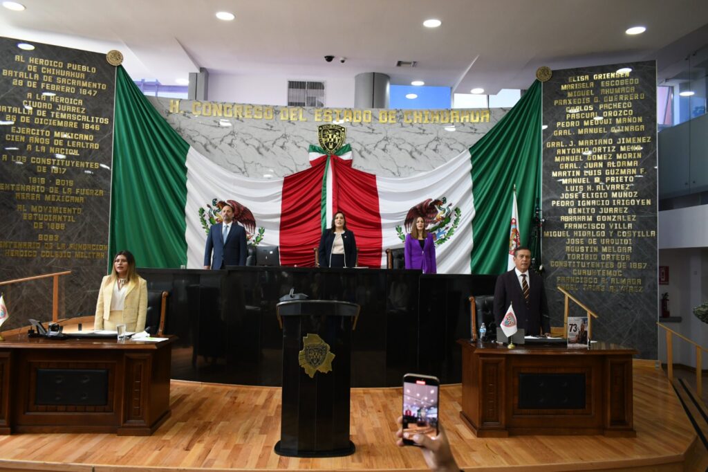Instalan trabajos del Tercer Año Legislativo de la 68 Legislatura de Chihuahua