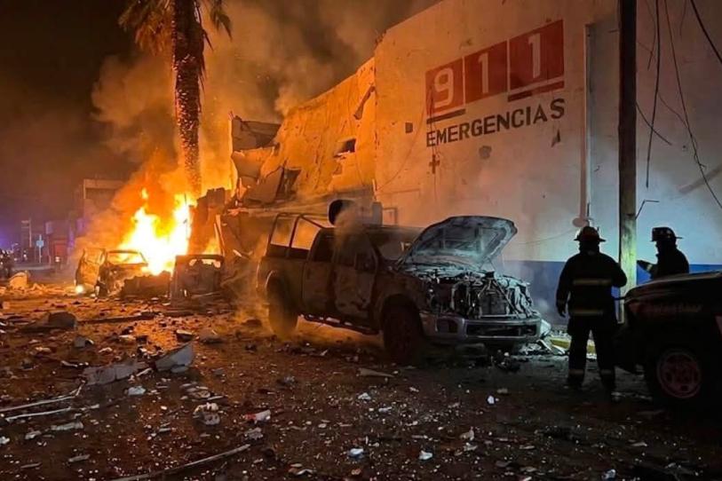 Ataque con explosivo en Ojocaliente deja seis civiles y una policía lesionados