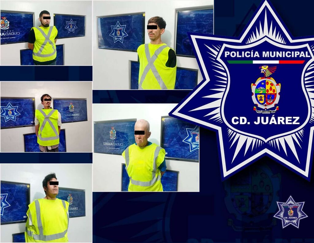 Arrestan a 5 tenían orden de aprehensión vigente