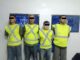 Arrestan a 4 robando cableado