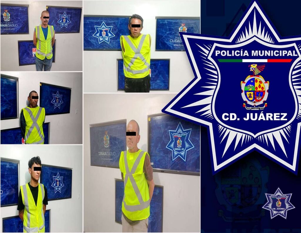 Detienen a 5 prófugos de la justicia