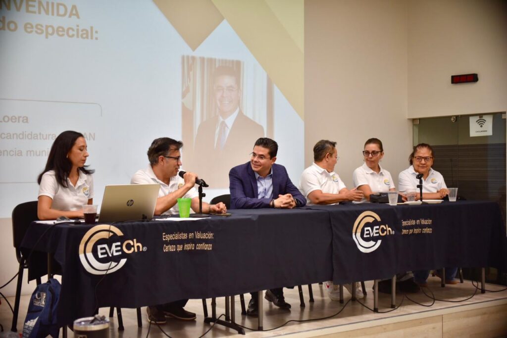 Rafa Loera estrecha lazos con el Colegio de Especialistas en Valuación