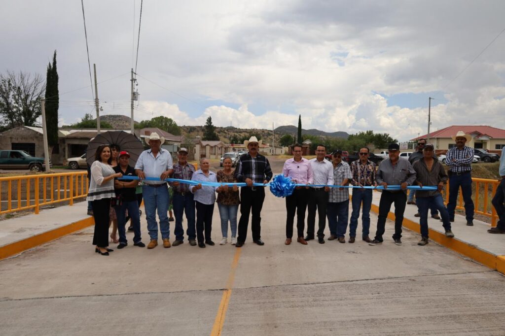 Inauguran puente vehicular en el municipio de Santa Isabel