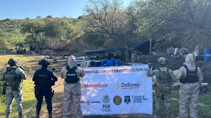 Destaca Maru Campos detección y aseguramiento de narcolaboratorio en Parral en colaboración con Sedena