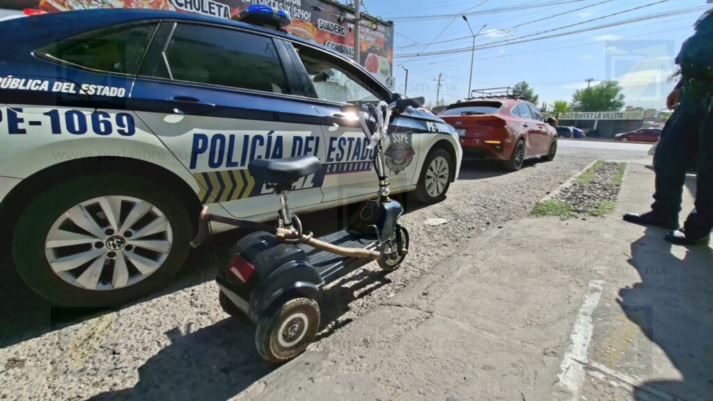 Adulto mayor resulta herido tras ser atropellado por conductora en avenida Tecnológico