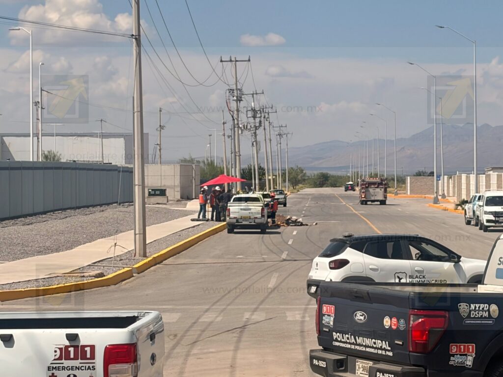 Evacúan maquiladora y escuelas por fuerte fuga de gas en Tabalaopa