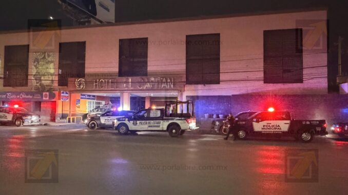 Joven queda sin vida en cuarto de hotel El Capitán
