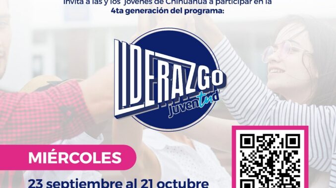 Invita Municipio a los jóvenes de la capital a formar parte de la 4ta Generación del Diplomado «Liderazgo Juventud»