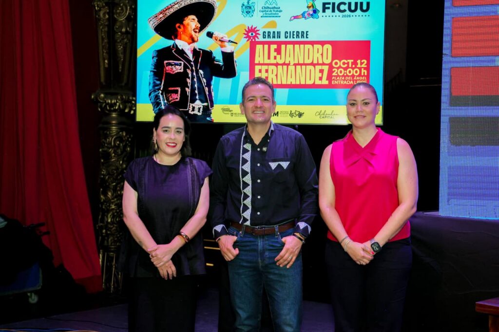 Anuncia alcalde Marco Bonilla gran cierre del FICUU 2026 con concierto de Alejandro Fernández