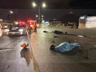 Motociclista muere tras choque contra un vehículo en la colonia 2 de Octubre