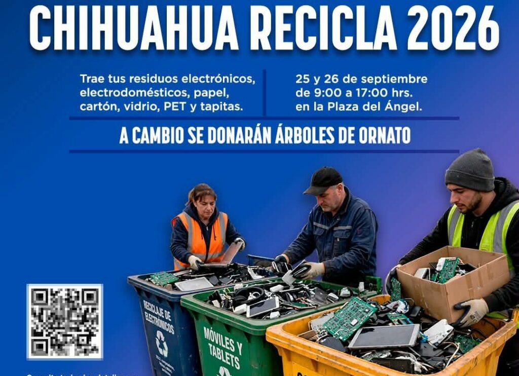 Invita Gobierno del Estado y Gobierno Municipal a la ciudadanía a participar en «Chihuahua Recicla 2026»