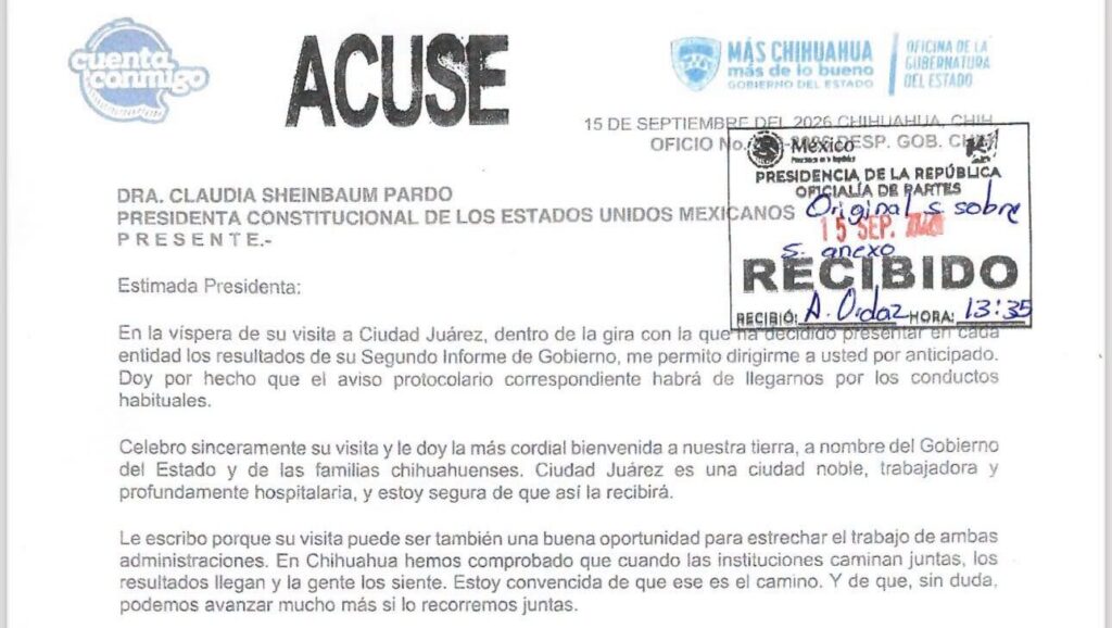 Maru Campos busca encuentro directo con Sheinbaum; plantea agenda de seguridad, agua y ganadería