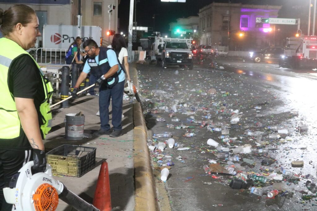 Retira Gobierno Municipal 14.5 toneladas de basura en operativo de limpieza por festejos patrios