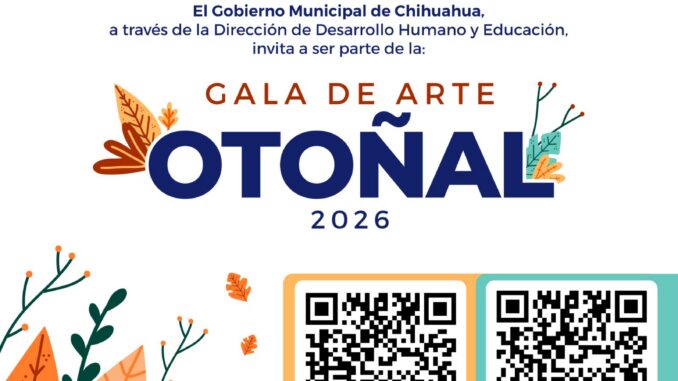 Invita Consejo Municipal de la Juventud a participar en la Gala de Arte Otoñal 2026
