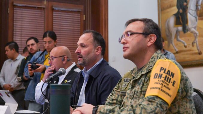 Fortalece Gobierno del Estado coordinación preventiva ante pronóstico de lluvias en Chihuahua
