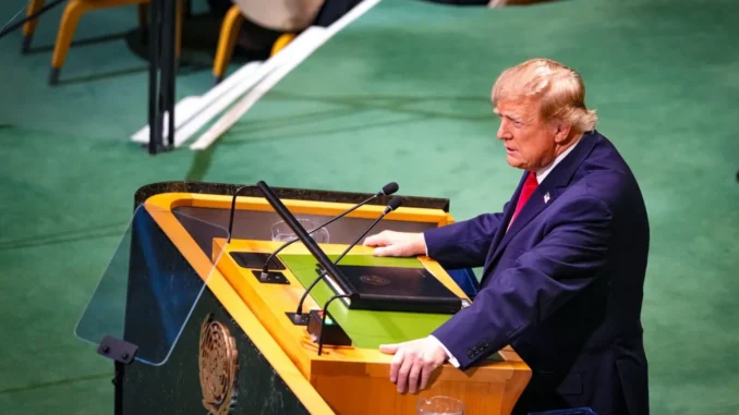 Ante el pleno de la ONU, Trump exige a México recuperar el control de su territorio, de manos de “enemigos de la humanidad”