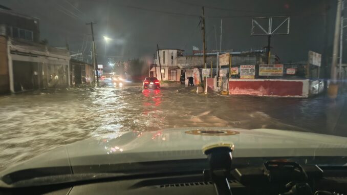 Informe preliminar de incidencias por lluvias en el estado