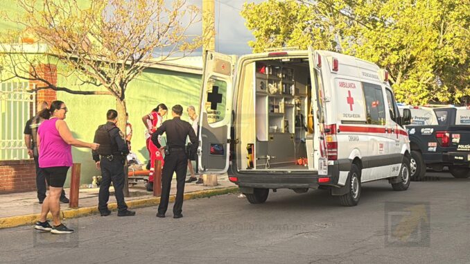 Abuelito queda lesionado tras caída en la colonia Panamericana