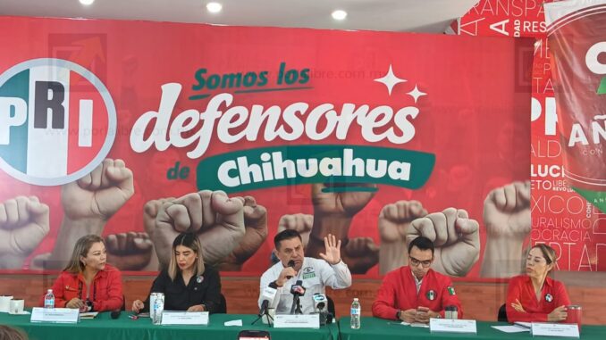 Paquete Económico 2027 compromete las finanzas públicas, advierte PRI Chihuahua