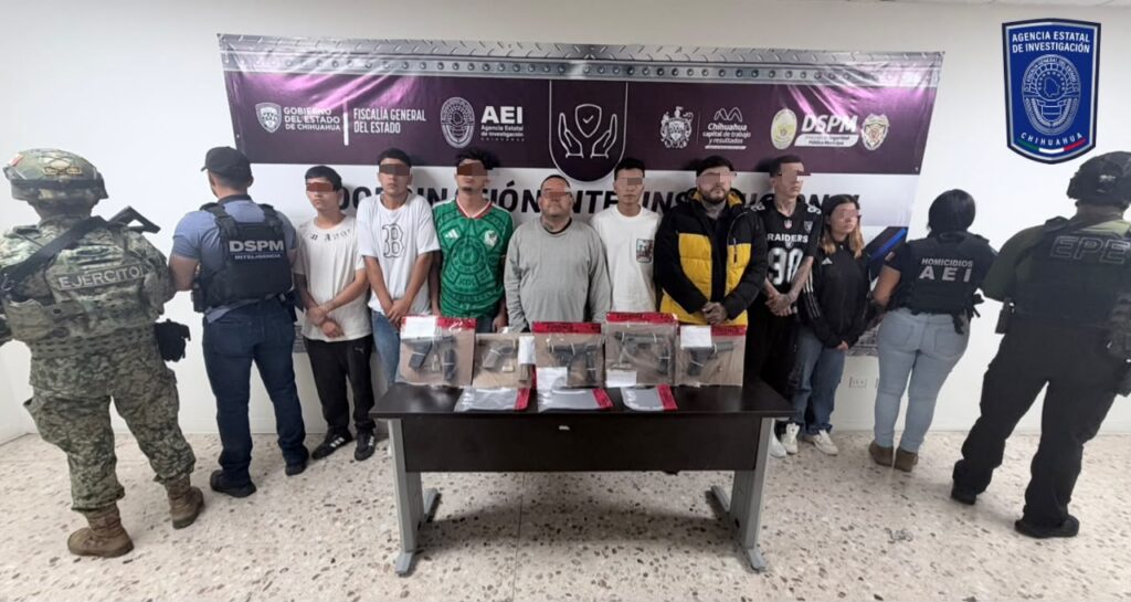 Presentan a los 8 detenidos tras homicidio en la colonia Lealtad II