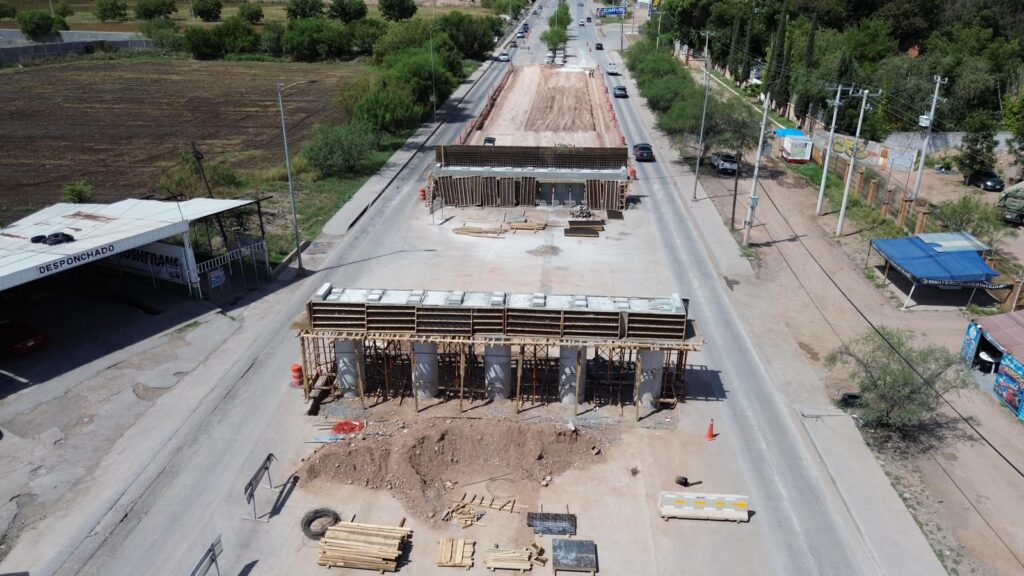 Registra SCOP 33% de avance en el Paso Superior Palestina–Fuerza Aérea