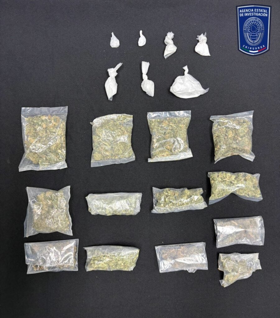 Detiene AEI a masculino en posesión de mariguana y cristal en la colonia Cerradas del Parque
