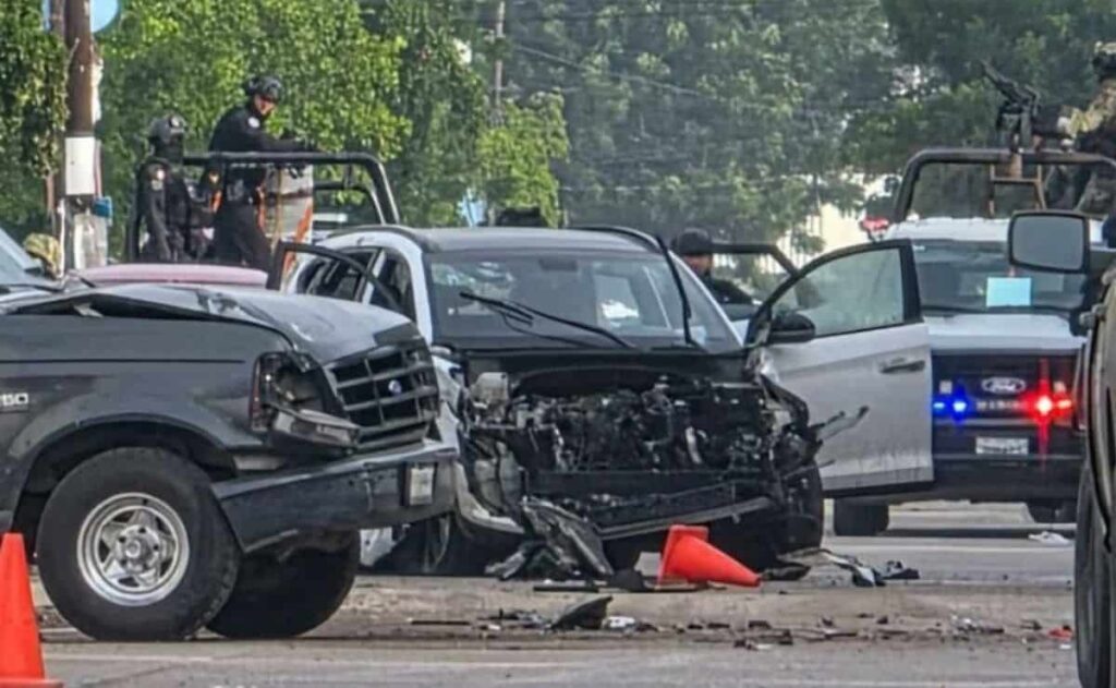 Enfrentamiento en Culiacán deja un policía herido y 4 detenidos