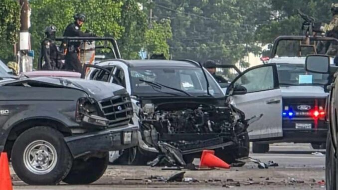 Enfrentamiento en Culiacán deja un policía herido y 4 detenidos