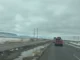 Reportan caída de nieve en la carretera Chihuahua-Juárez
