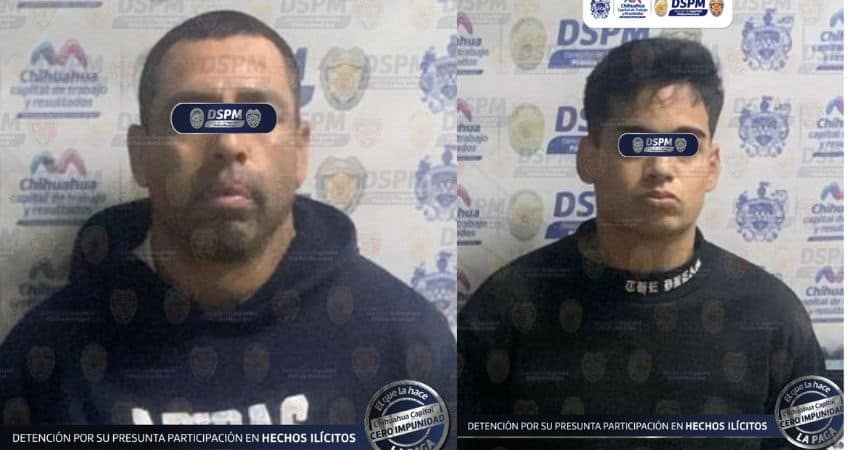 Detienen a dos acusados de homicidio en la zona oriente; uno de ellos tenía orden de aprehensión vigente