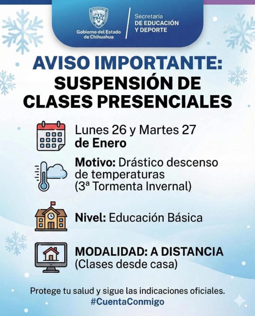 Emite SEyD declaratoria de suspensión de clases presenciales en Educación Básica