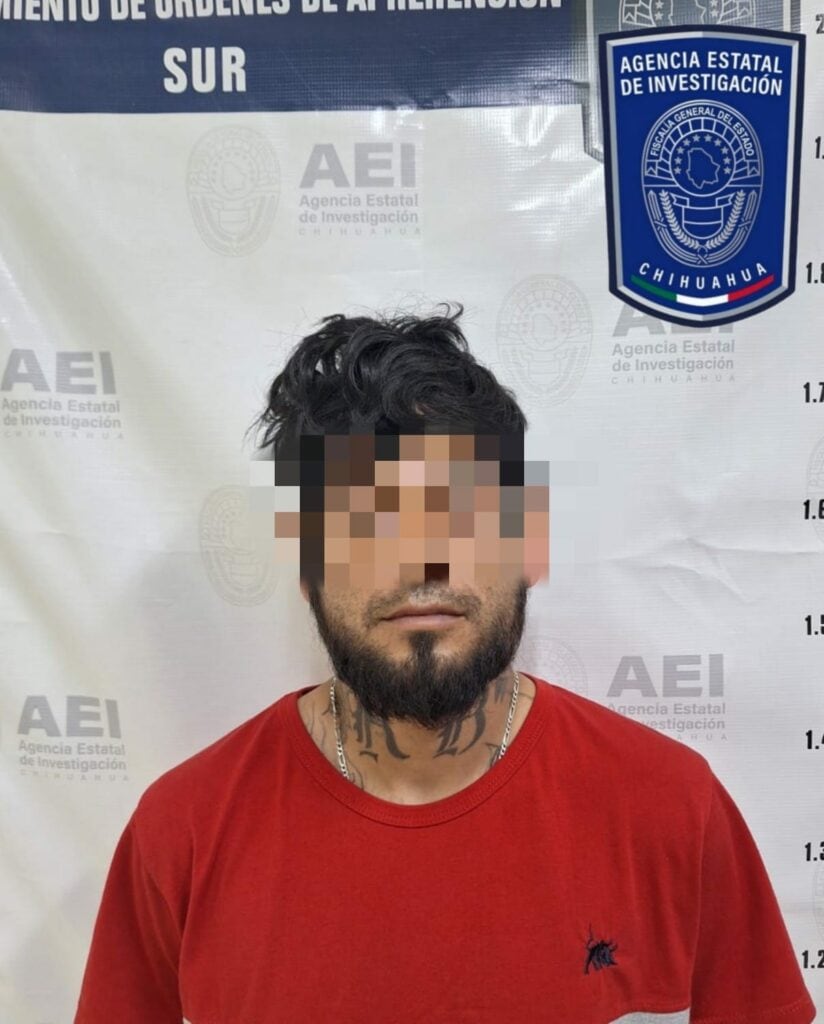 Captura AEI Zona Sur a sujeto acusado de matar a una persona por una deuda de dinero