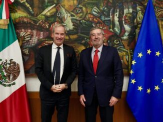 Canciller De la Fuente revisa con autoridades de la UE el Acuerdo Global Modernizado