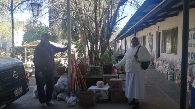 Lleva Estado alimento y artículos de limpieza al asilo “El Bocado del Pobre”