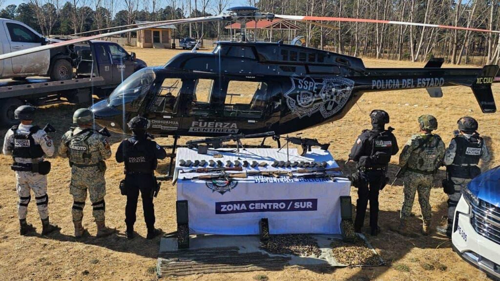 Atacan a militares en Guachochi, repelen la agresión; aseguran arsenal y vehículos