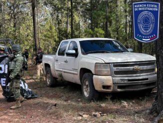 Recupera Célula BOI en Guadalupe y Calvo pickup robada en Chihuahua