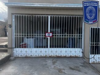 Asegura FGE arma de fuego y objetos de interés criminalístico durante cateo en Villa Matamoros
