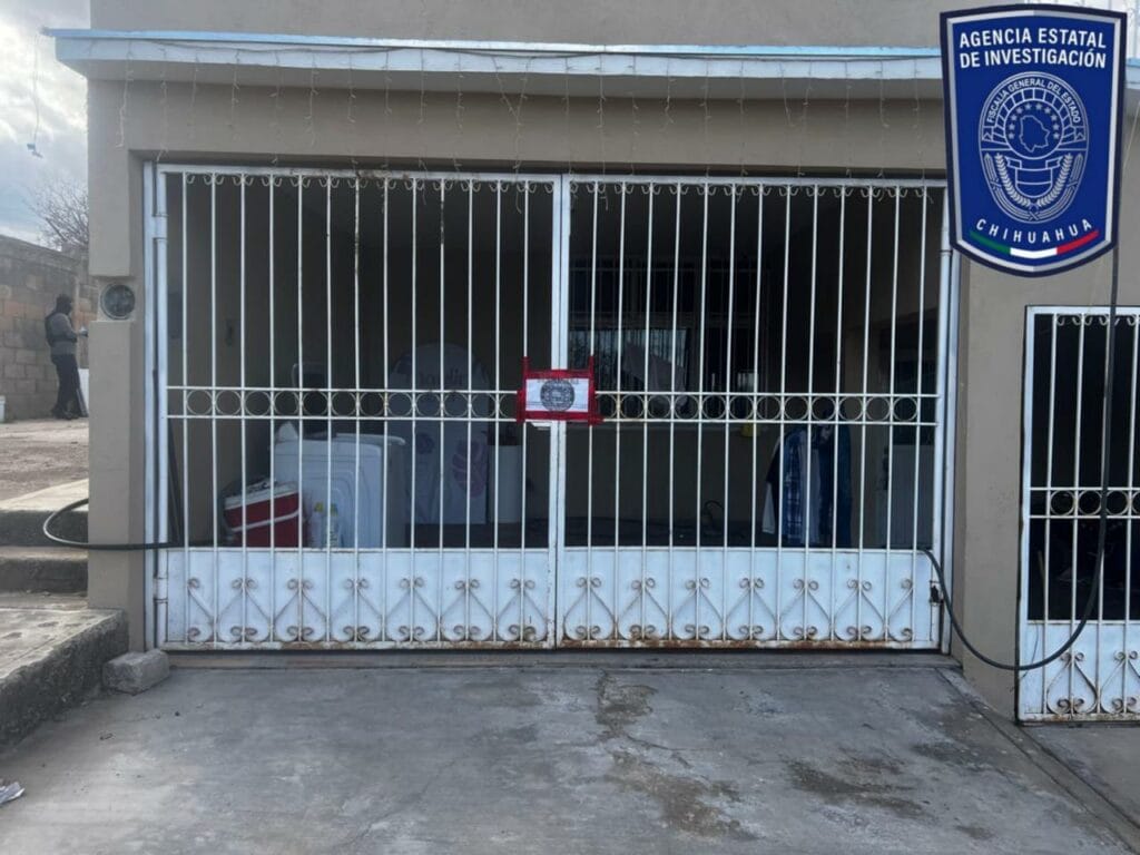 Asegura FGE arma de fuego y objetos de interés criminalístico durante cateo en Villa Matamoros