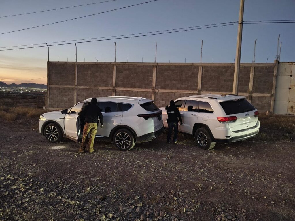 Aseguran vehículos con reporte de robo en Aquiles Serdán